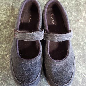 LL Bean Mary Janes black